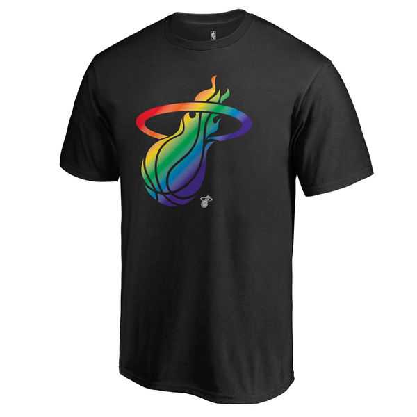 Men's Miami Heat Fanatics Branded Black Team Pride T-Shirt FengYun,We sell and wholesale Men's Miami Heat Fanatics Branded Black Team Pride T-Shirt FengYun on line form chian!